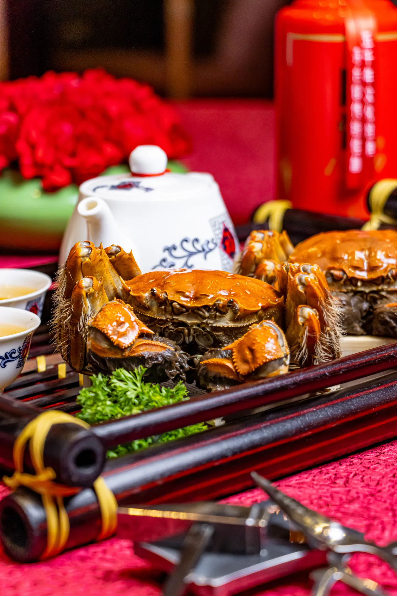 Golden Autumn Hairy Crab Feast 